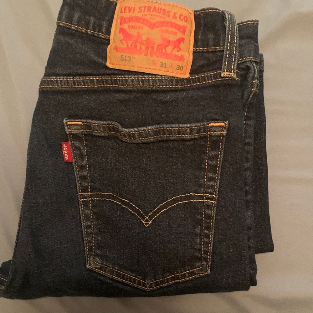 Levi's Dark Blue Men's Pants